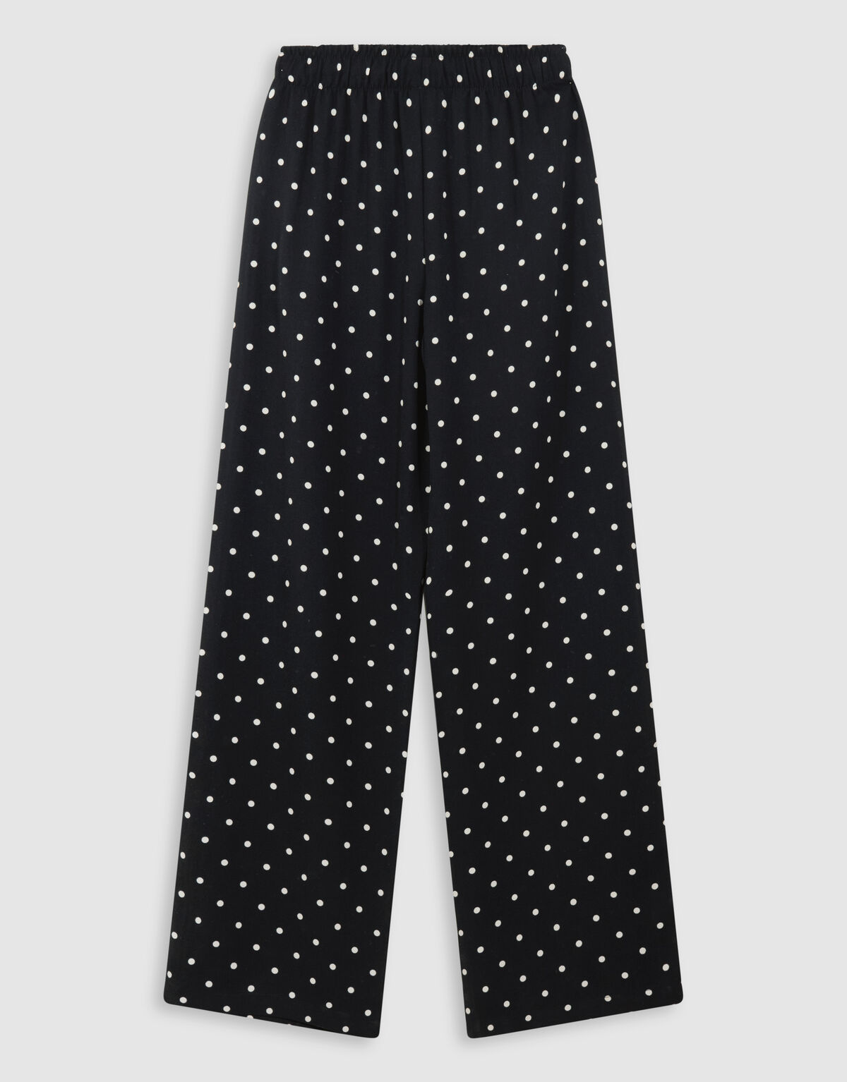 Schwarze Hose mit Polka-Dots und weitem Bein SHOEBY GIRLS