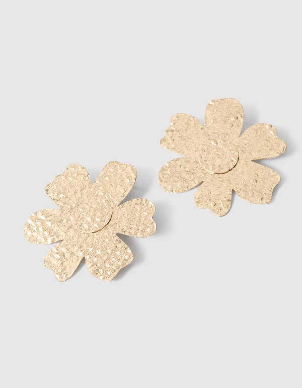 Hammerd Flower Ohrringe Gold SHOEBY ACCESSOIRES