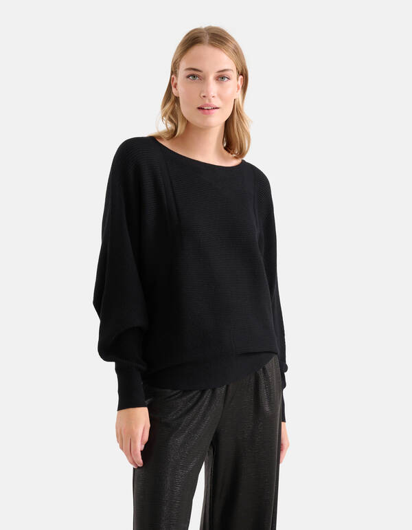 Oversized Pullover Schwarz SHOEBY WOMEN