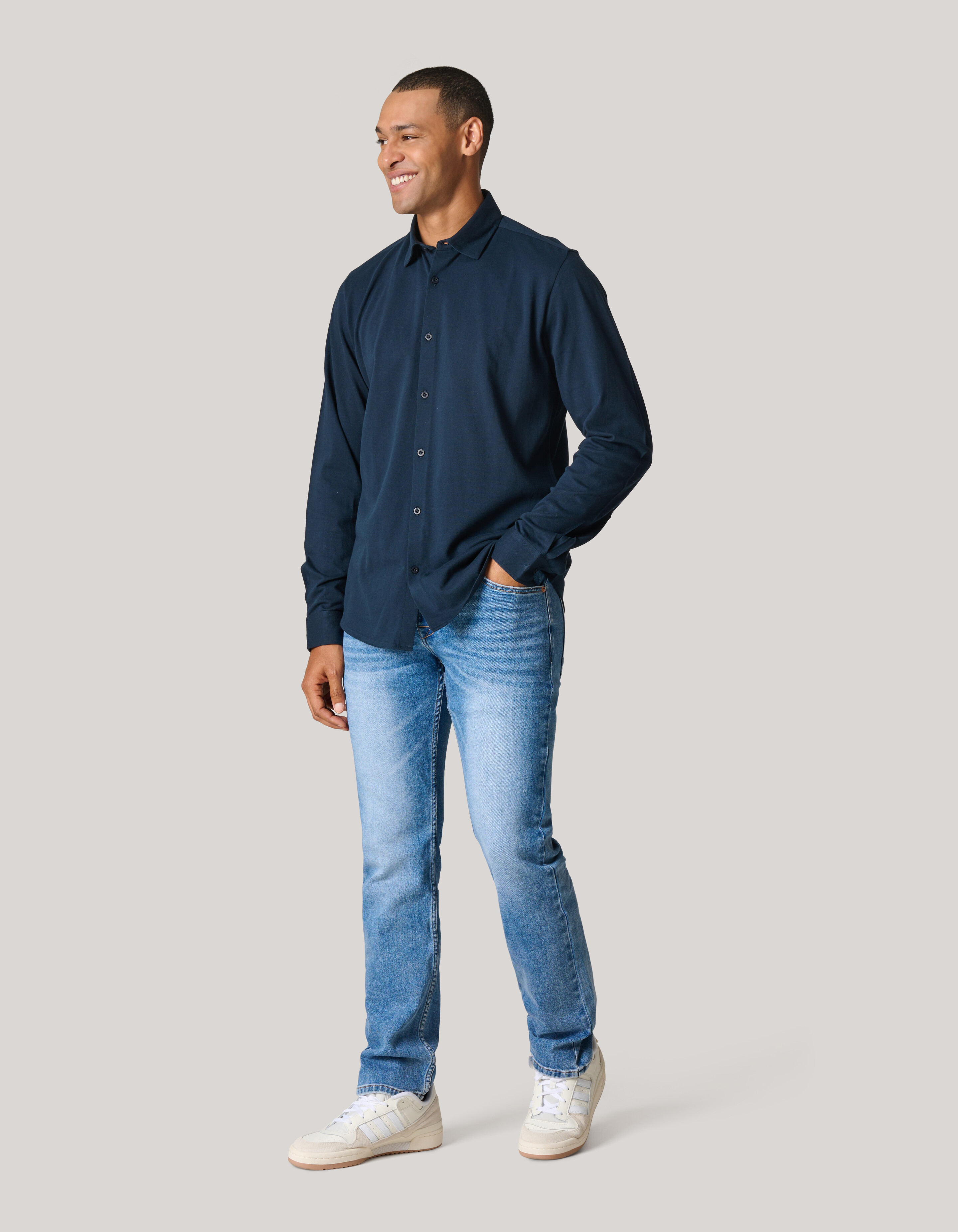 Straight Fit Jeans Mediumstone L34 SHOEBY MEN