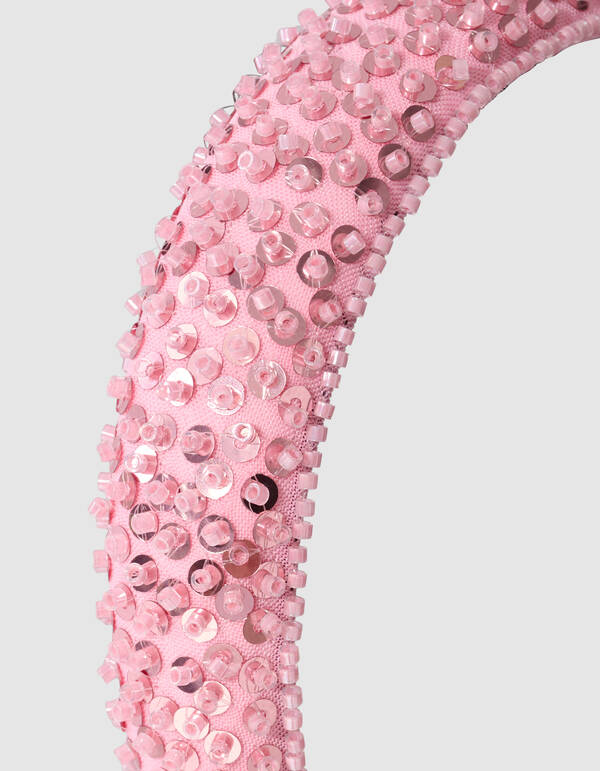 Sequin Haarreif Rosa SHOEBY ACCESSOIRES