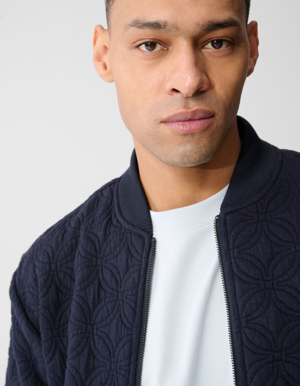 Spark Sweat Bomberjacke Dunkelblau SHOEBY MEN