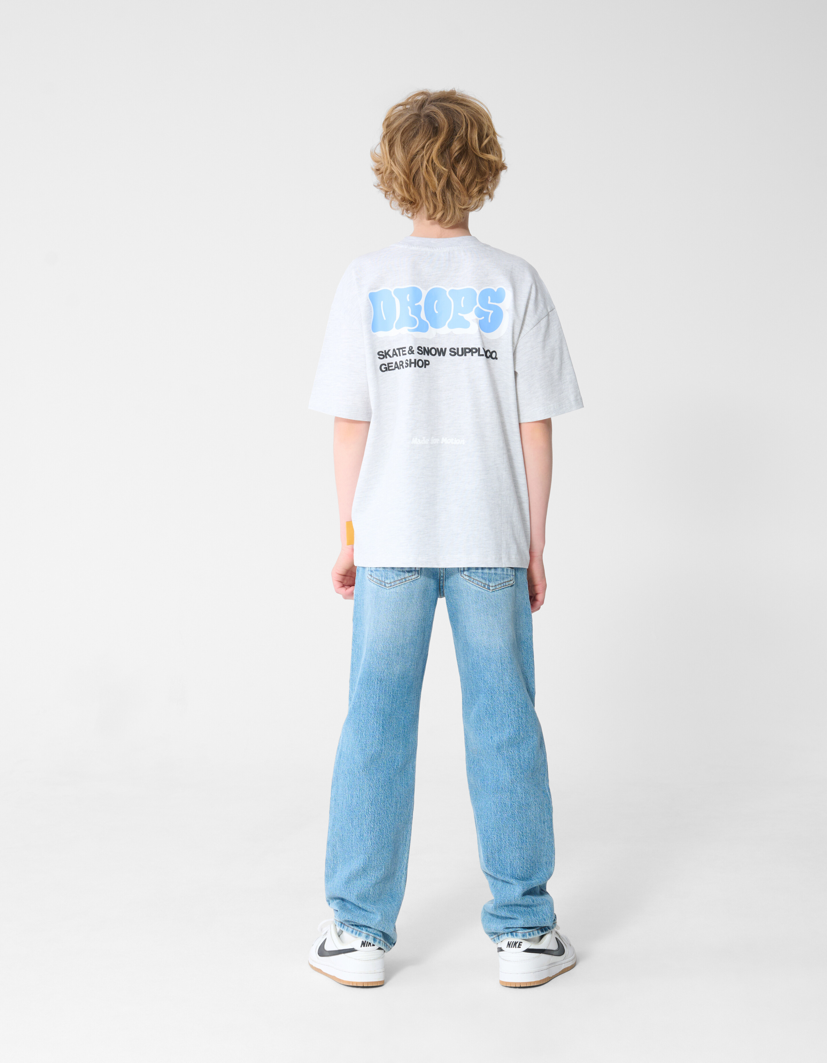 Drops Artwork T-Shirt Hellgrau SHOEBY BOYS