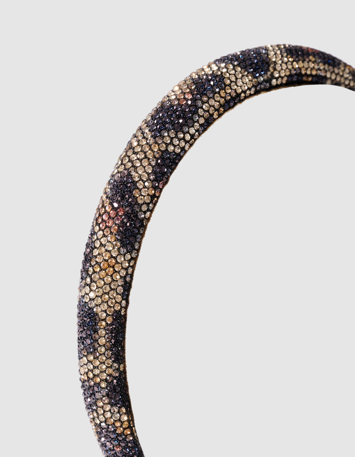 Strass Leopard Haarband Braun SHOEBY ACCESSOIRES
