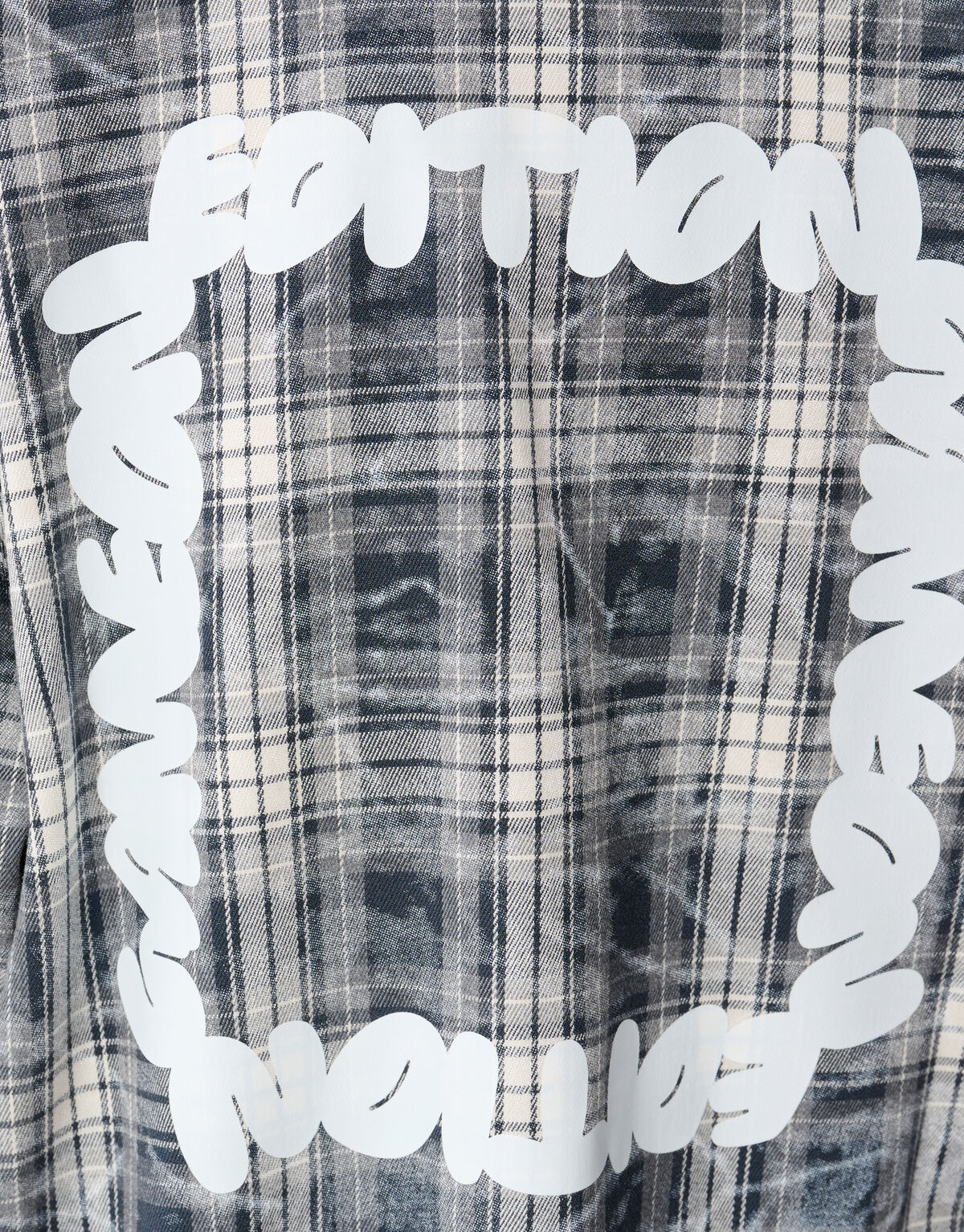 Zerst&ouml;rtes Ruiten Overshirt Grau SHOEBY BOYS