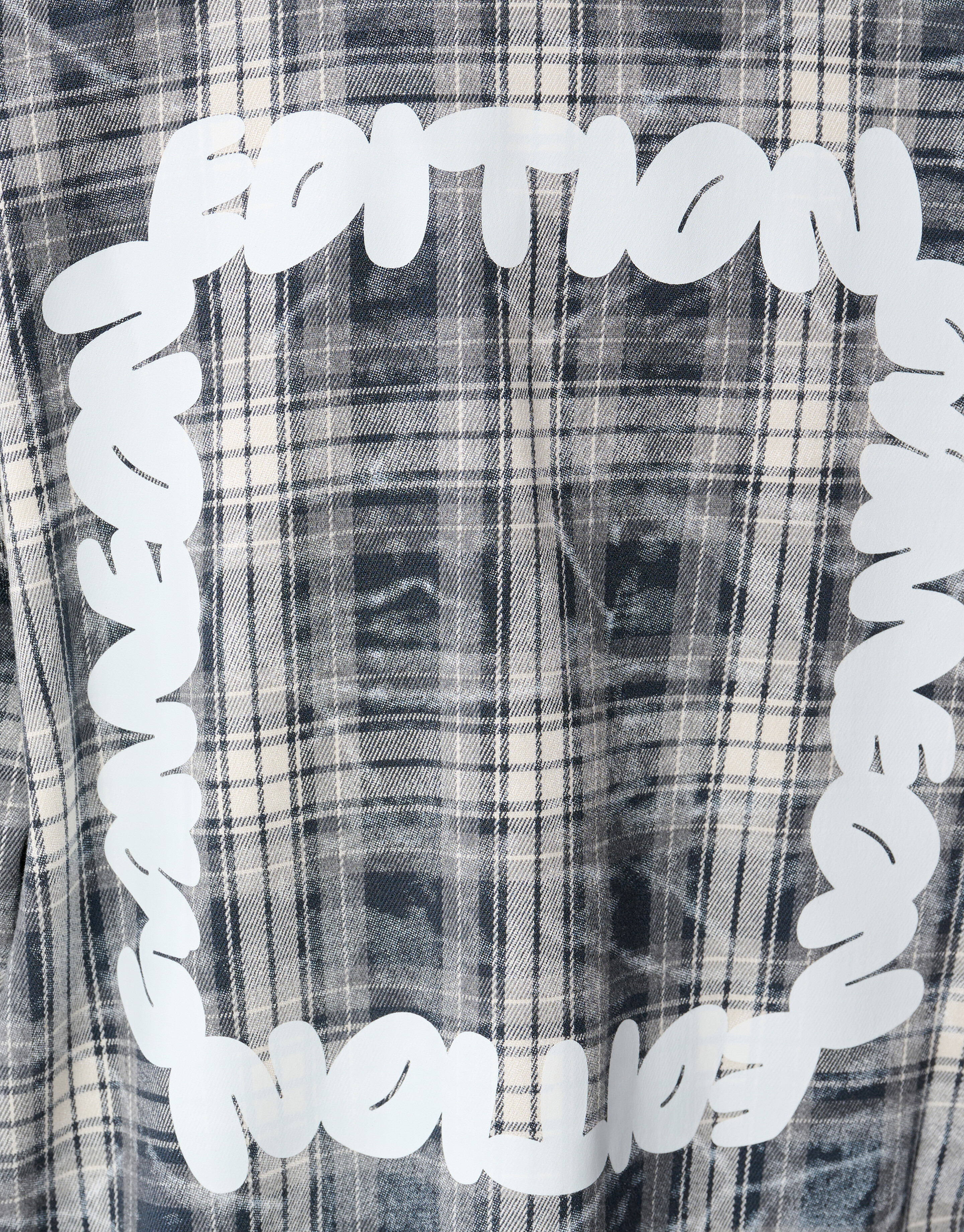 Zerst&ouml;rtes Ruiten Overshirt Grau SHOEBY BOYS