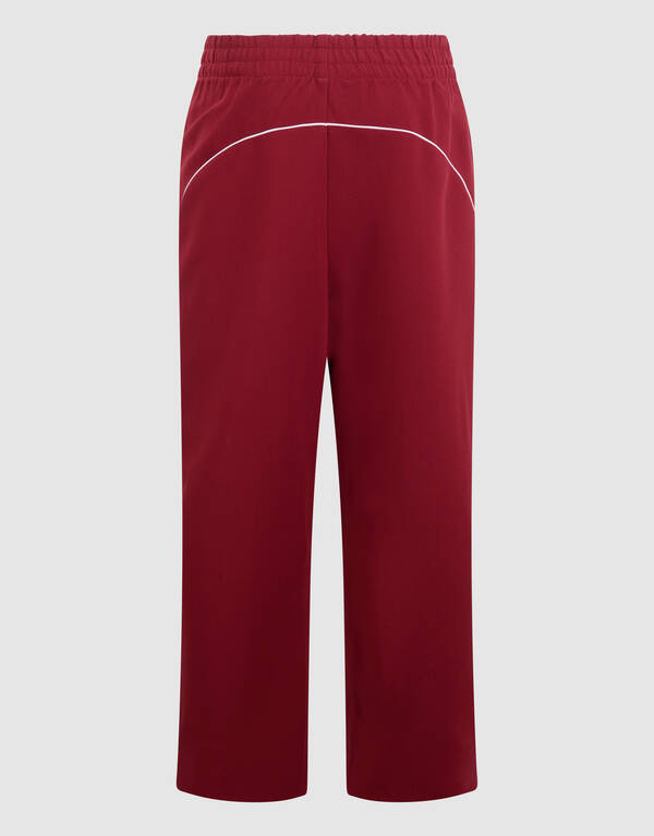 Sportliche Hose mit weitem Bein Rot SHOEBY WOMEN