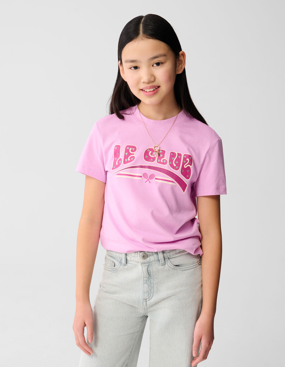 Glitter Club Artwork T-Shirt Hellrosa SHOEBY GIRLS