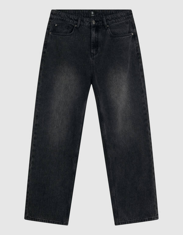 Baggy Fit Jeans Dunkelgrau L33 SHOEBY MEN