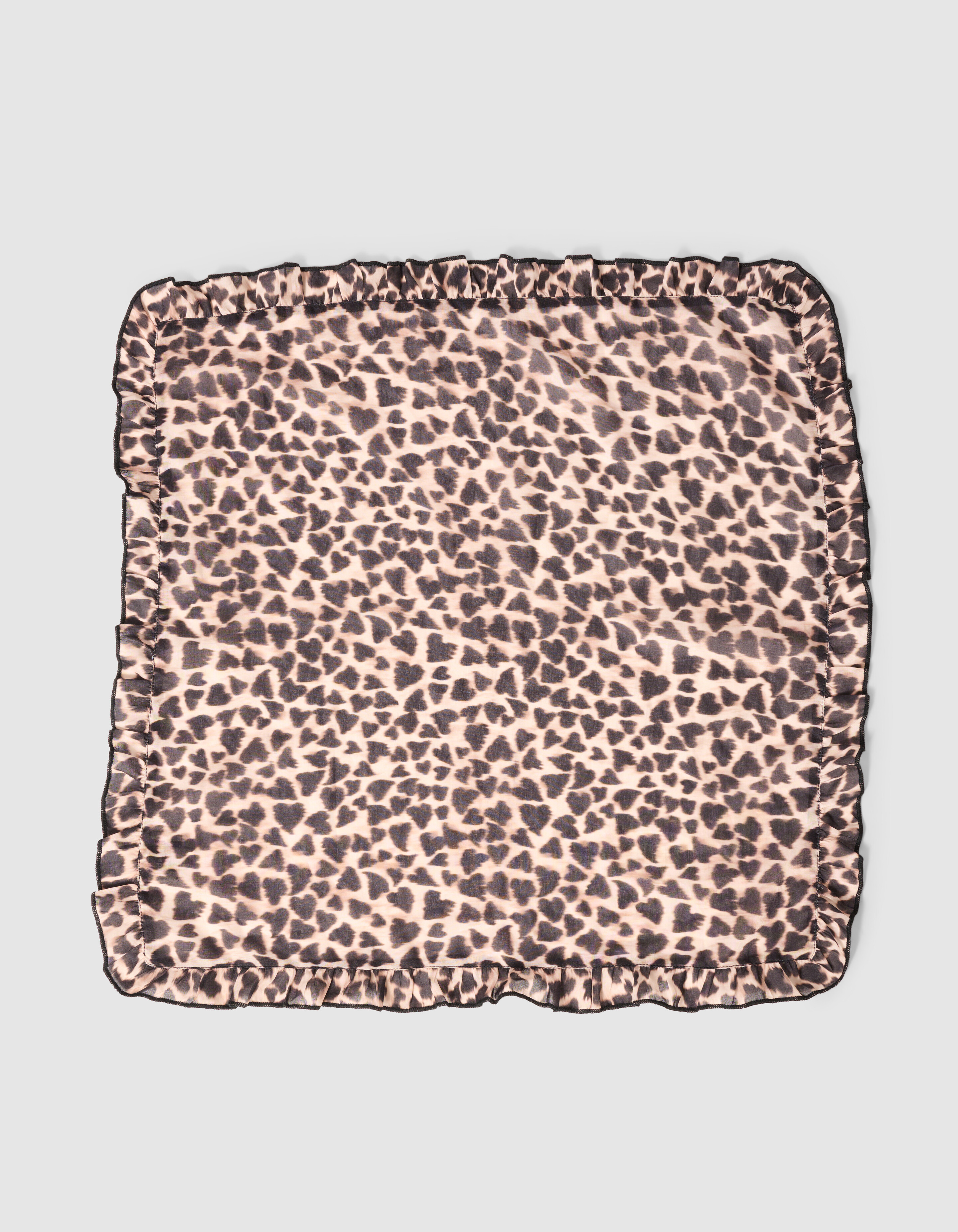Herz-Leopard-Bandana Braun SHOEBY ACCESSOIRES