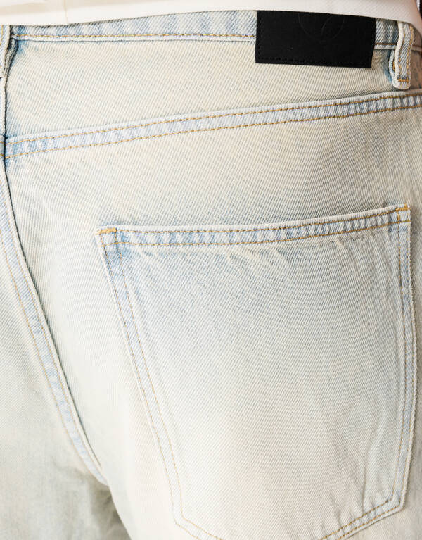 Baggy Fit Jeans Gebleicht L34 SHOEBY MEN