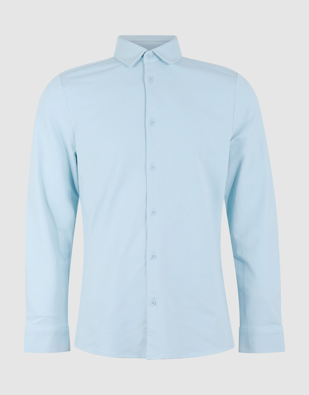 Langarm-T-Shirt aus Jersey Hellblau SHOEBY MEN