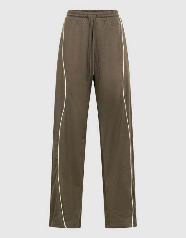 Wave Wide-Leg-Hose Gr&uuml;n SHOEBY WOMEN