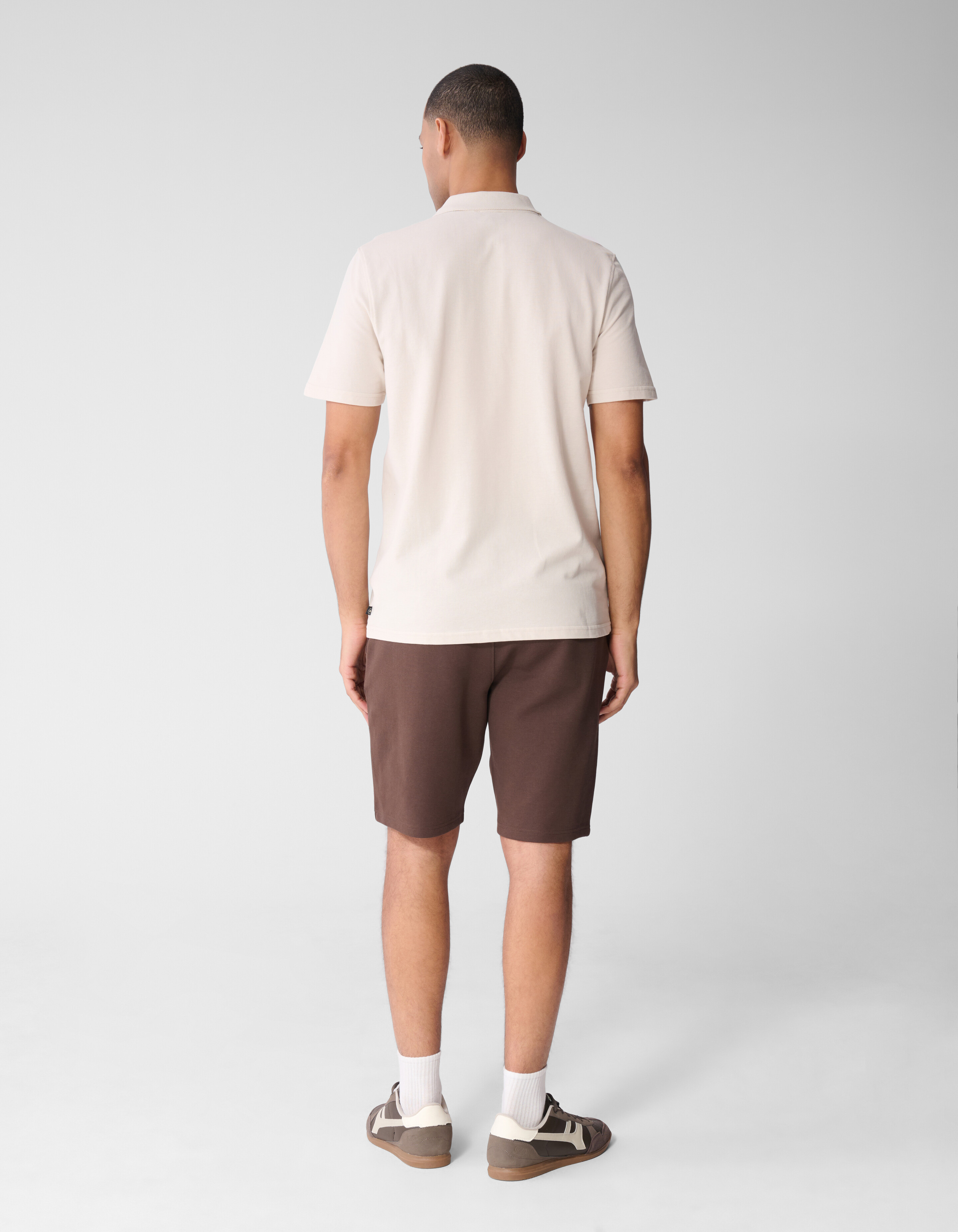 Strickpolo Hellgrau SHOEBY MEN