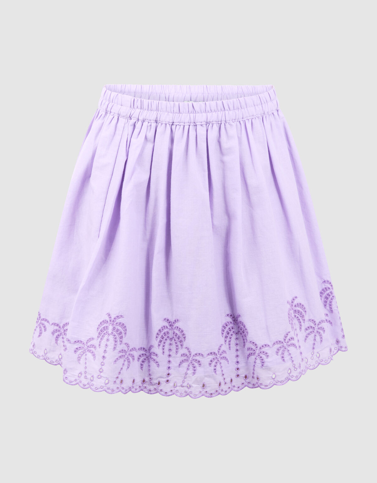 Palmstickerei Minirock Helllila SHOEBY GIRLS