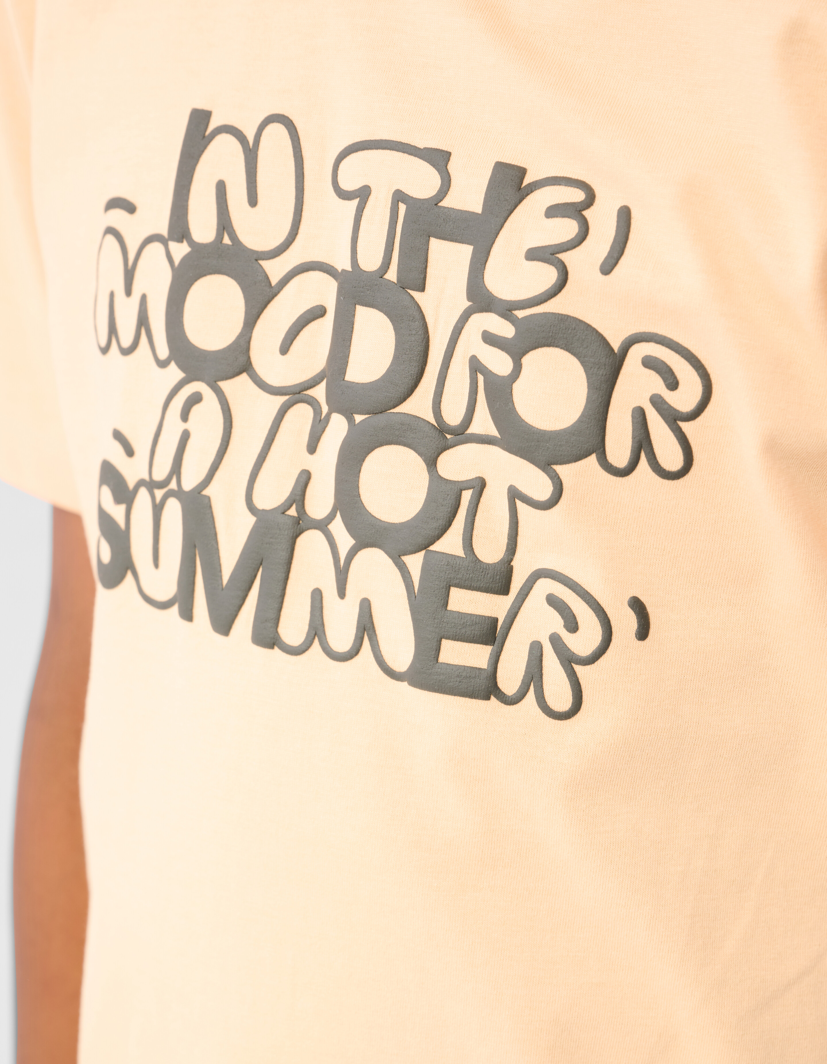 Hot Summer Artwork T-shirt Hellorange SHOEBY BOYS