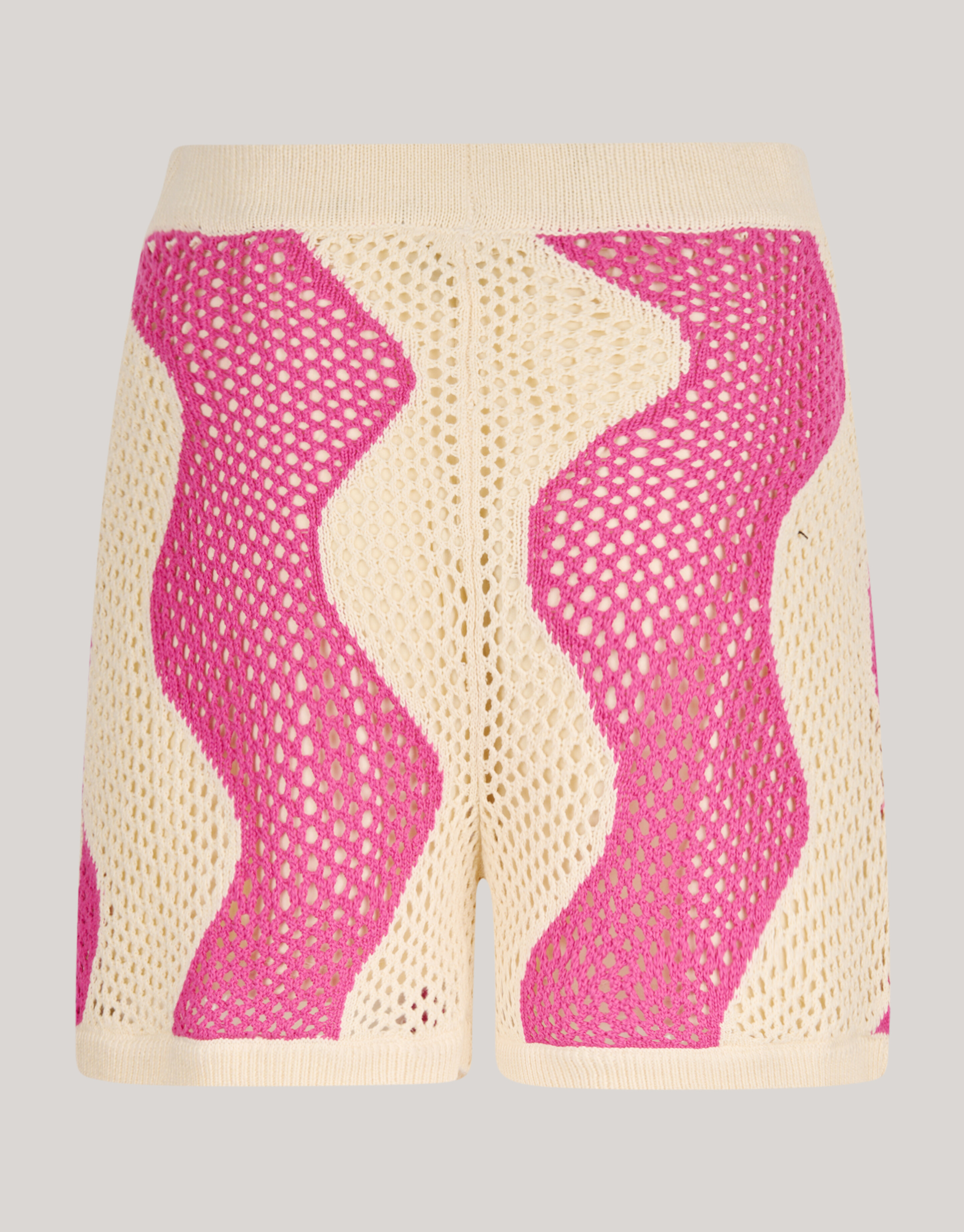 Crochet Short Gebroken Wit/Roze SHOEBY WOMEN