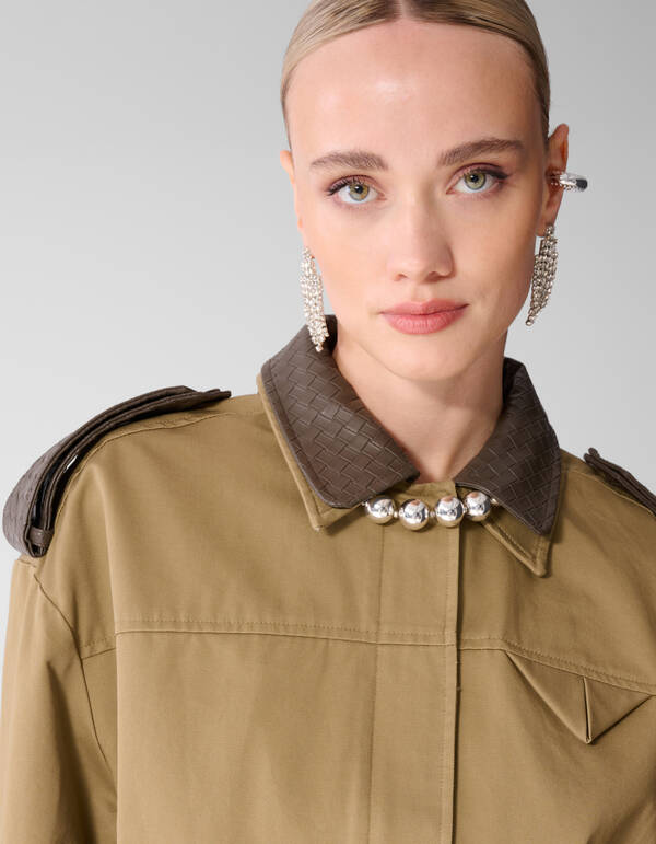 Geflochtene Cargojacke Hellbraun SHOEBY WOMEN
