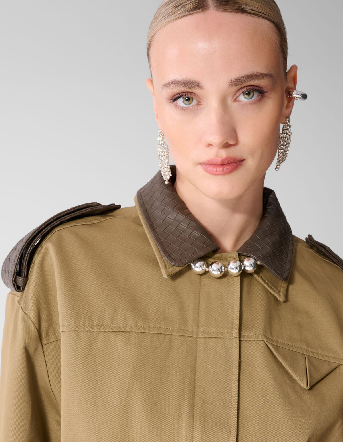 Geflochtene Cargojacke Hellbraun SHOEBY WOMEN