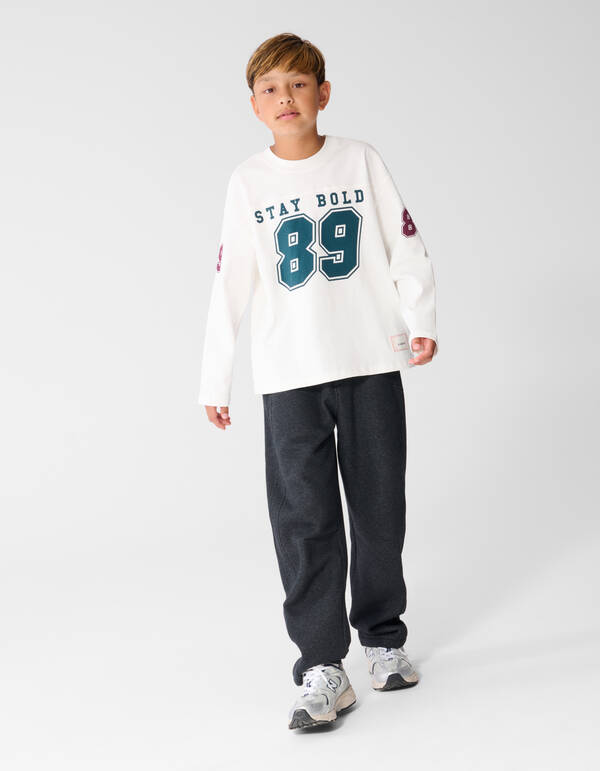 89 Artwork Sport Longsleeve Wit SHOEBY BOYS