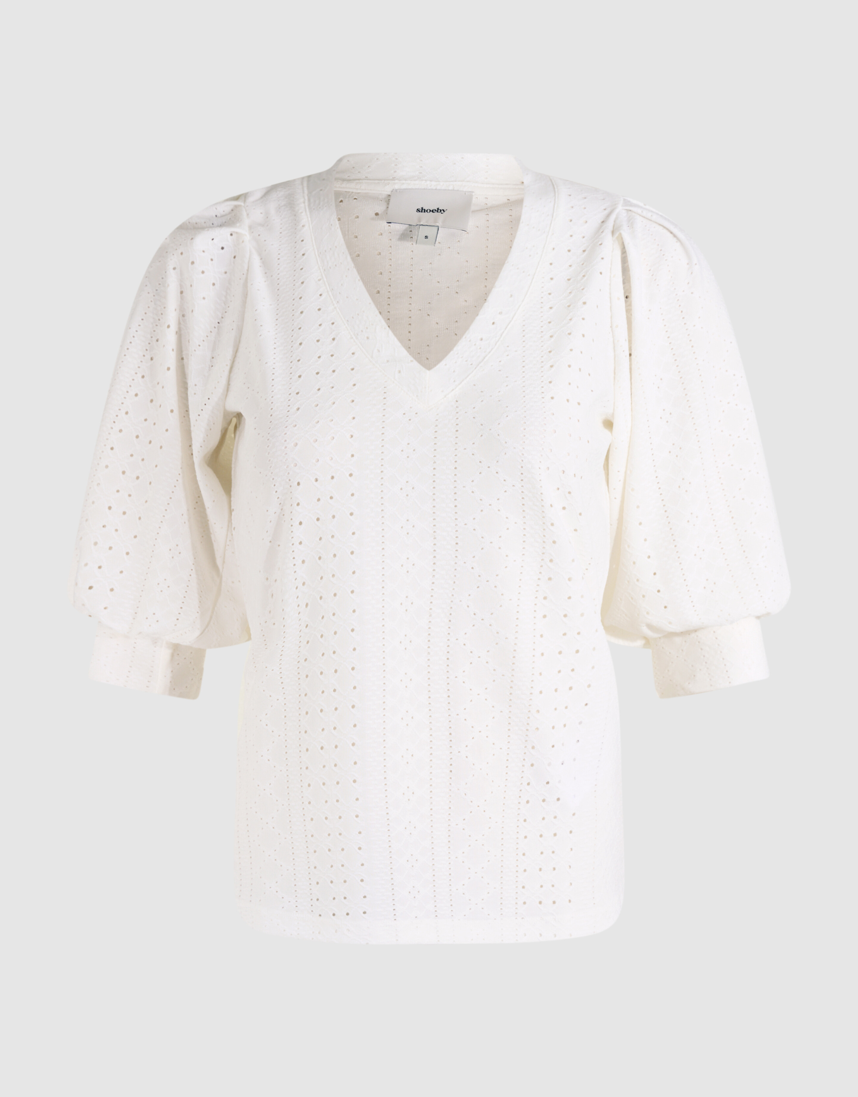 Besticktes Top Off White SHOEBY WOMEN
