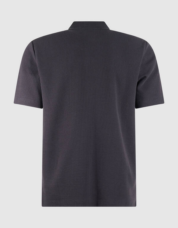 Waffle Polo Dunkelgrau SHOEBY MEN