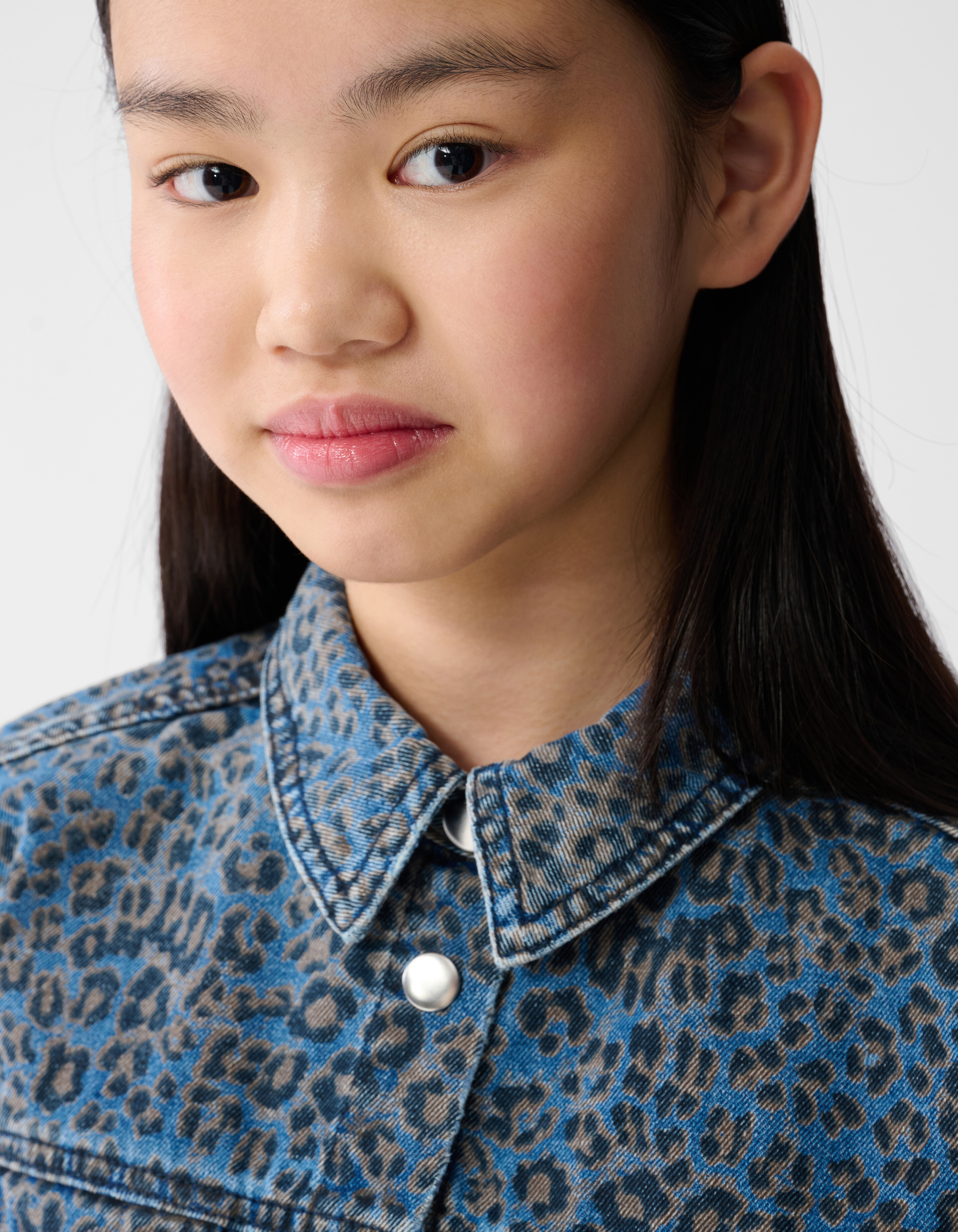 Denim Leopard Jumspuit Blau SHOEBY GIRLS