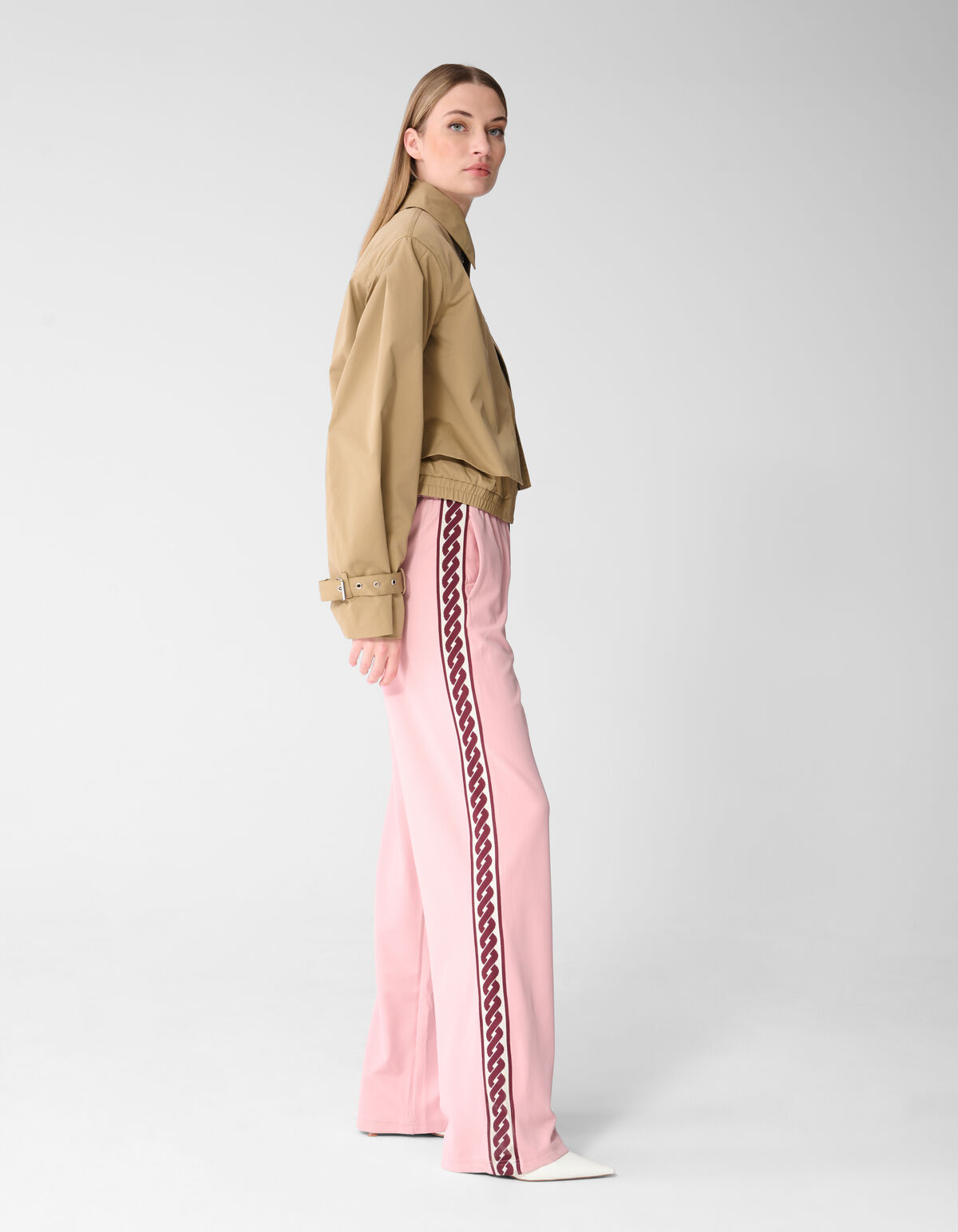 Swirl Weit geschnittene Hose Rosa SHOEBY WOMEN