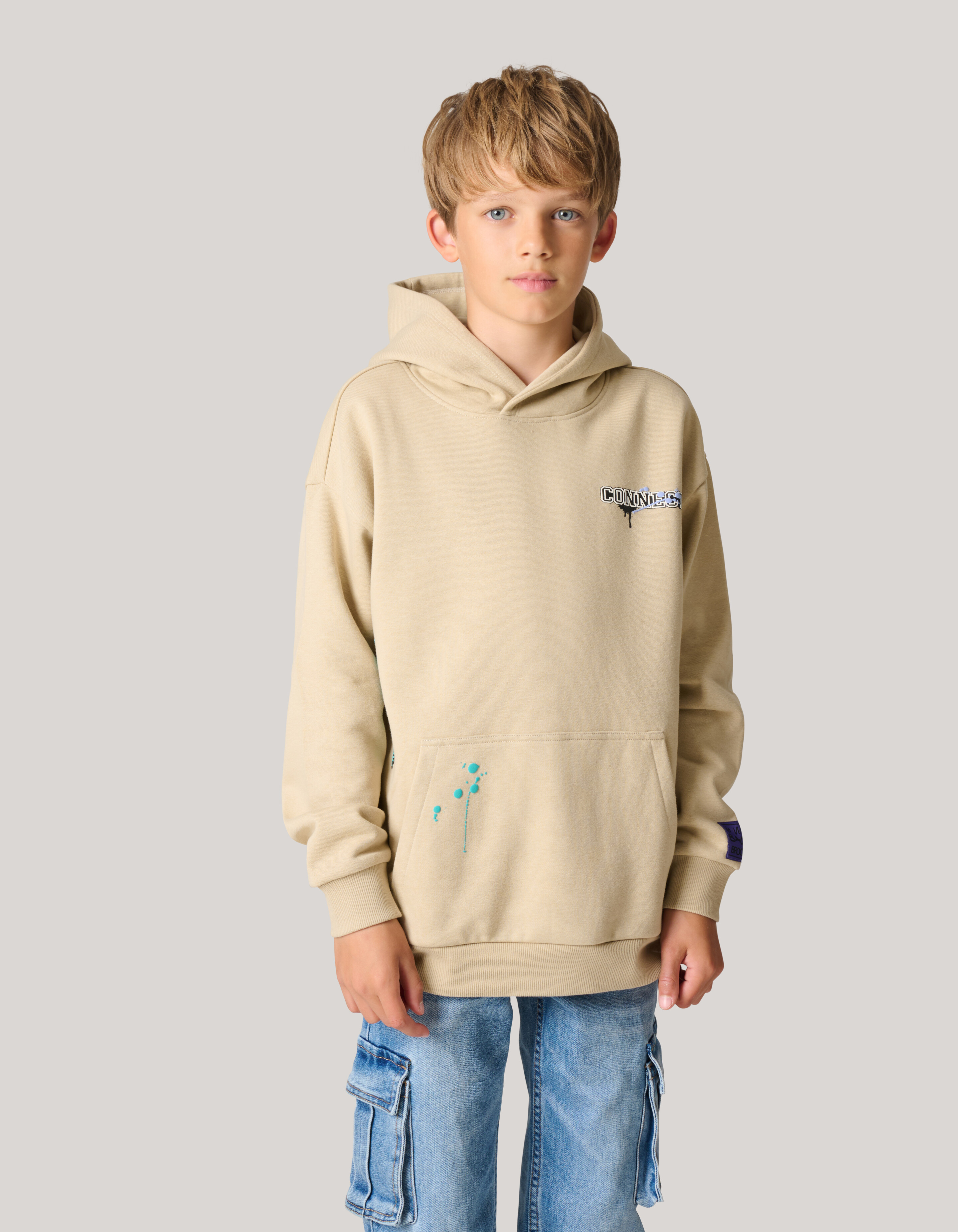 Artwork Hoodie Sand SHOEBY BOYS