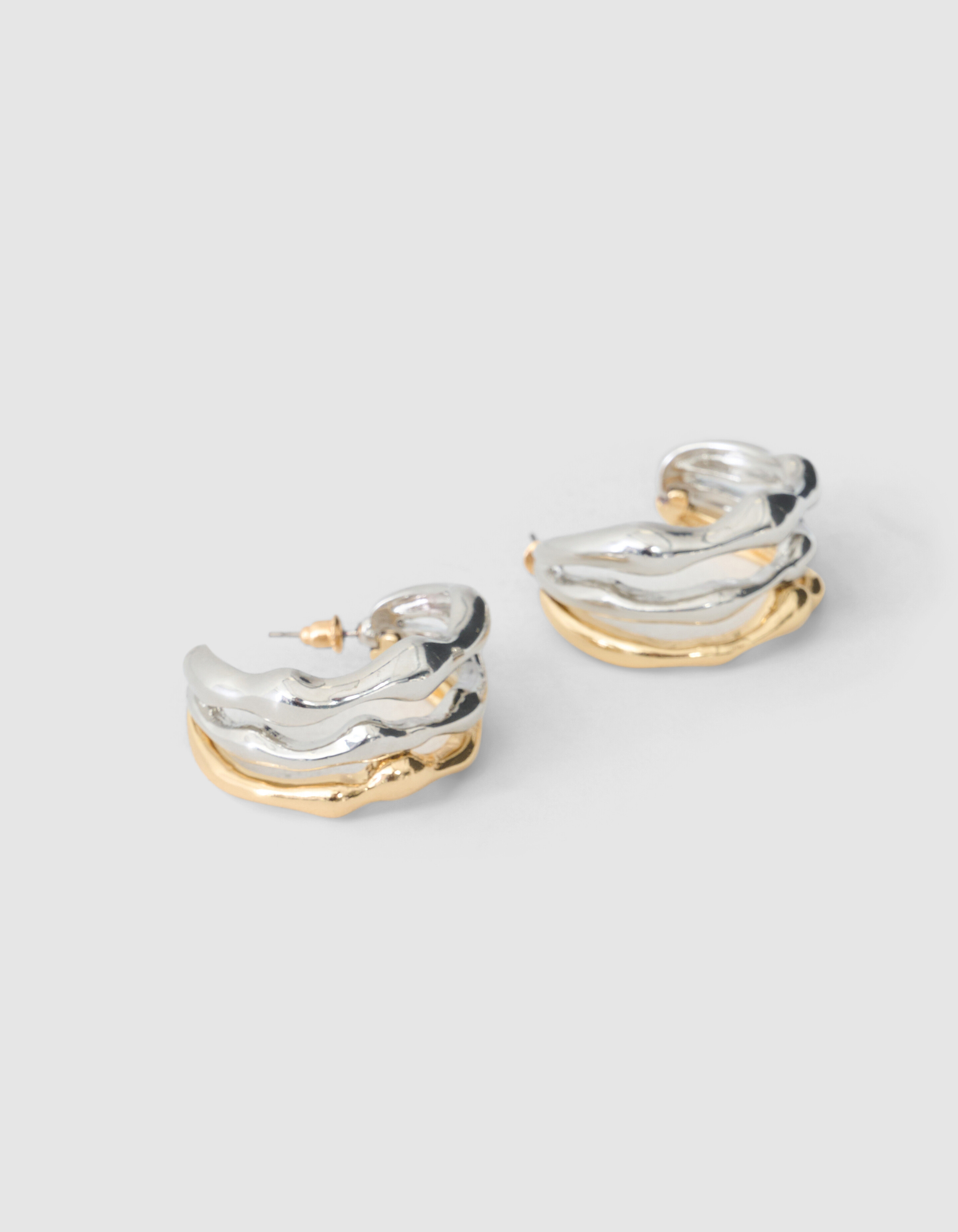 Triple Ohrringe Silber/Gold SHOEBY ACCESSOIRES