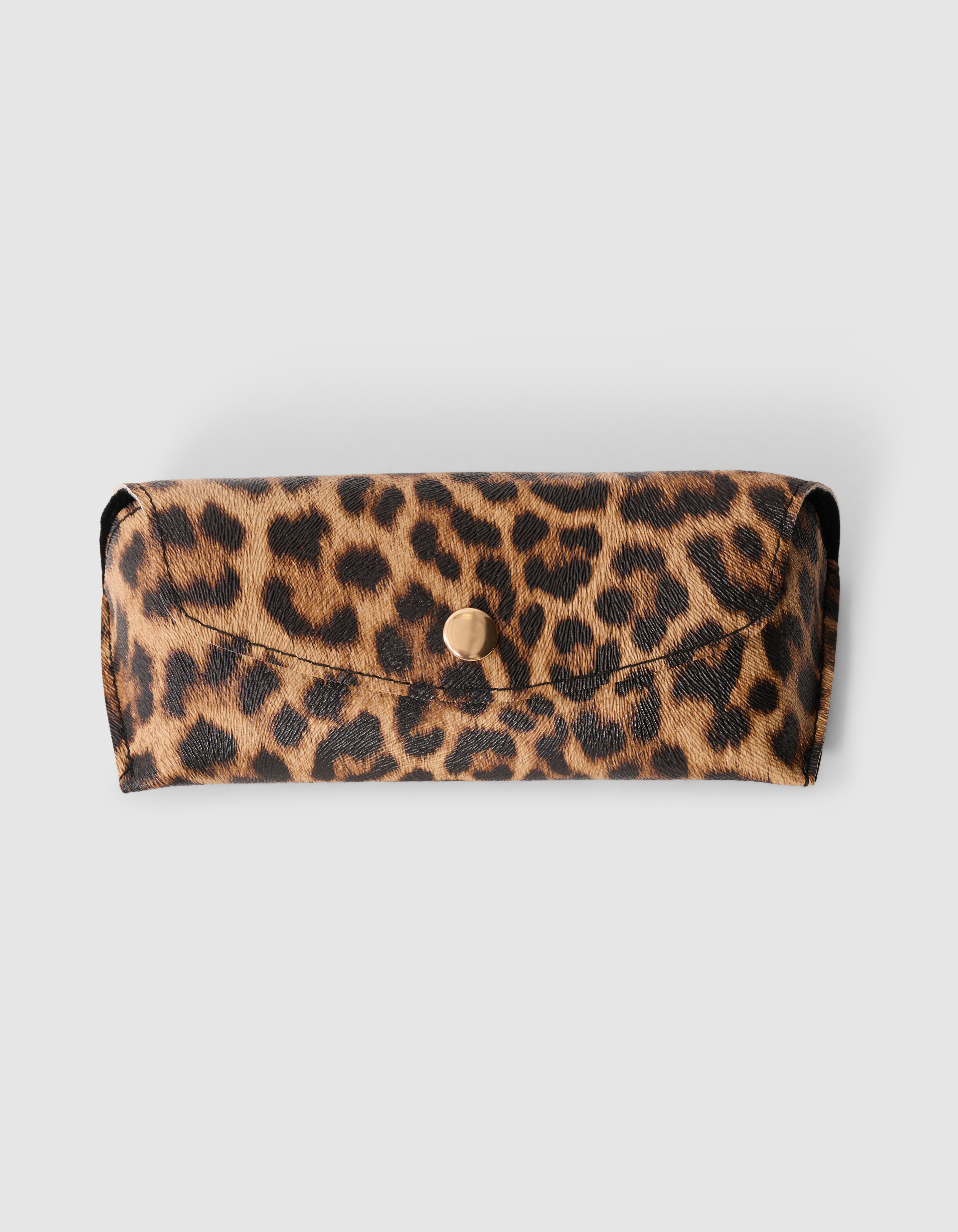Leopard Sonnenbrillen-Etui Braun SHOEBY ACCESSOIRES