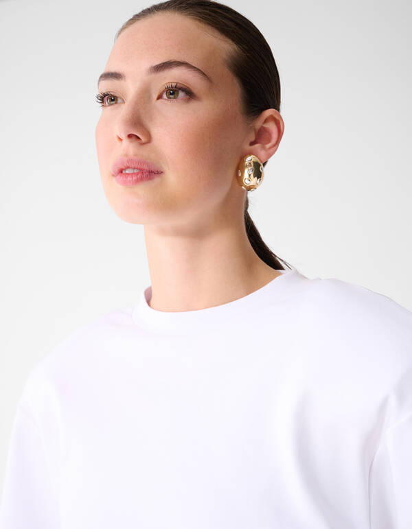 Ei Ohrringe Gold/Silber SHOEBY ACCESSOIRES