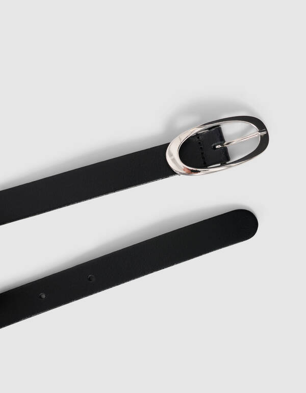 Lederg&uuml;rtel Schwarz SHOEBY ACCESSOIRES