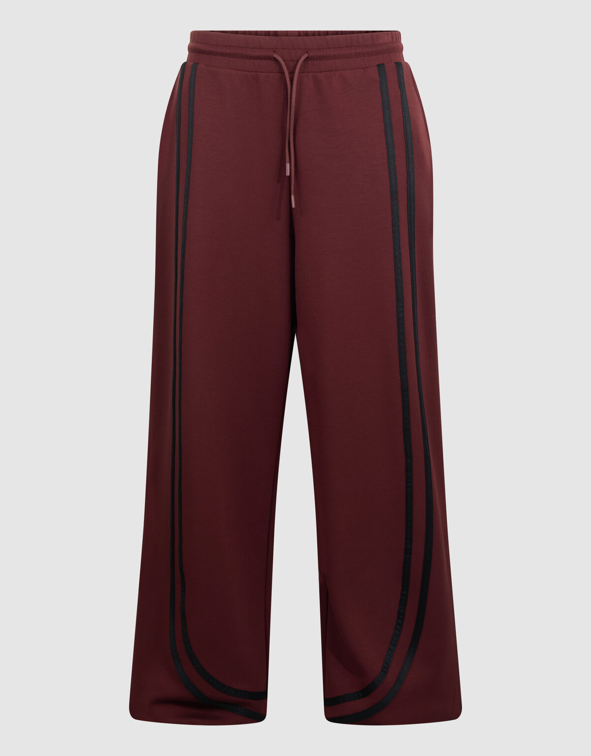 Stripe Jogger Wide Leg Hose Dunkelrot SHOEBY WOMEN