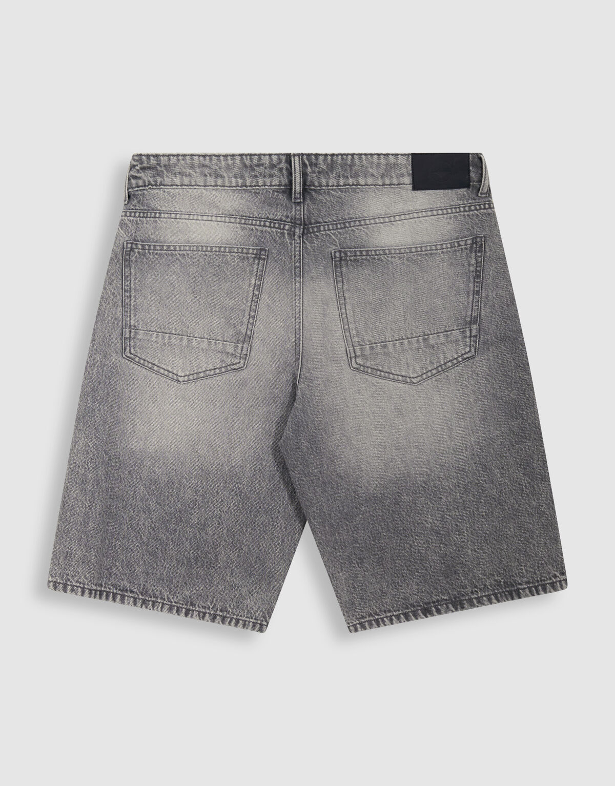 Relaxed Fit Denim Shorts Grau SHOEBY MEN