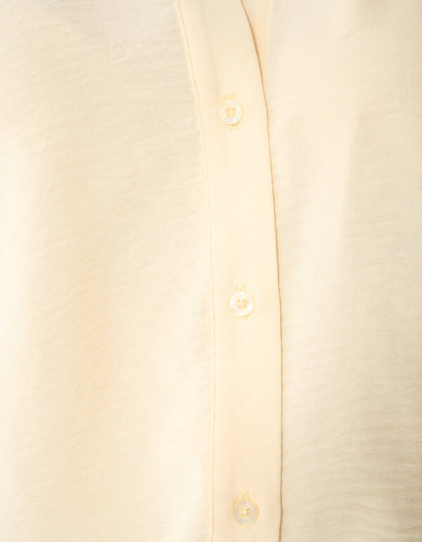 Oversized Twist Blouse Lichtgeel SHOEBY WOMEN