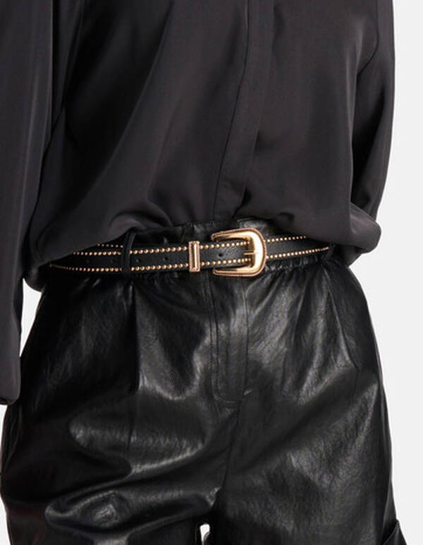 G&uuml;rtel mit Golddetails SHOEBY ACCESSOIRES