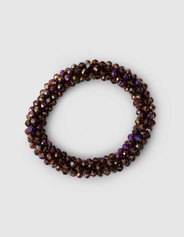 Perlen Haargummi Dunkelbraun SHOEBY ACCESSOIRES