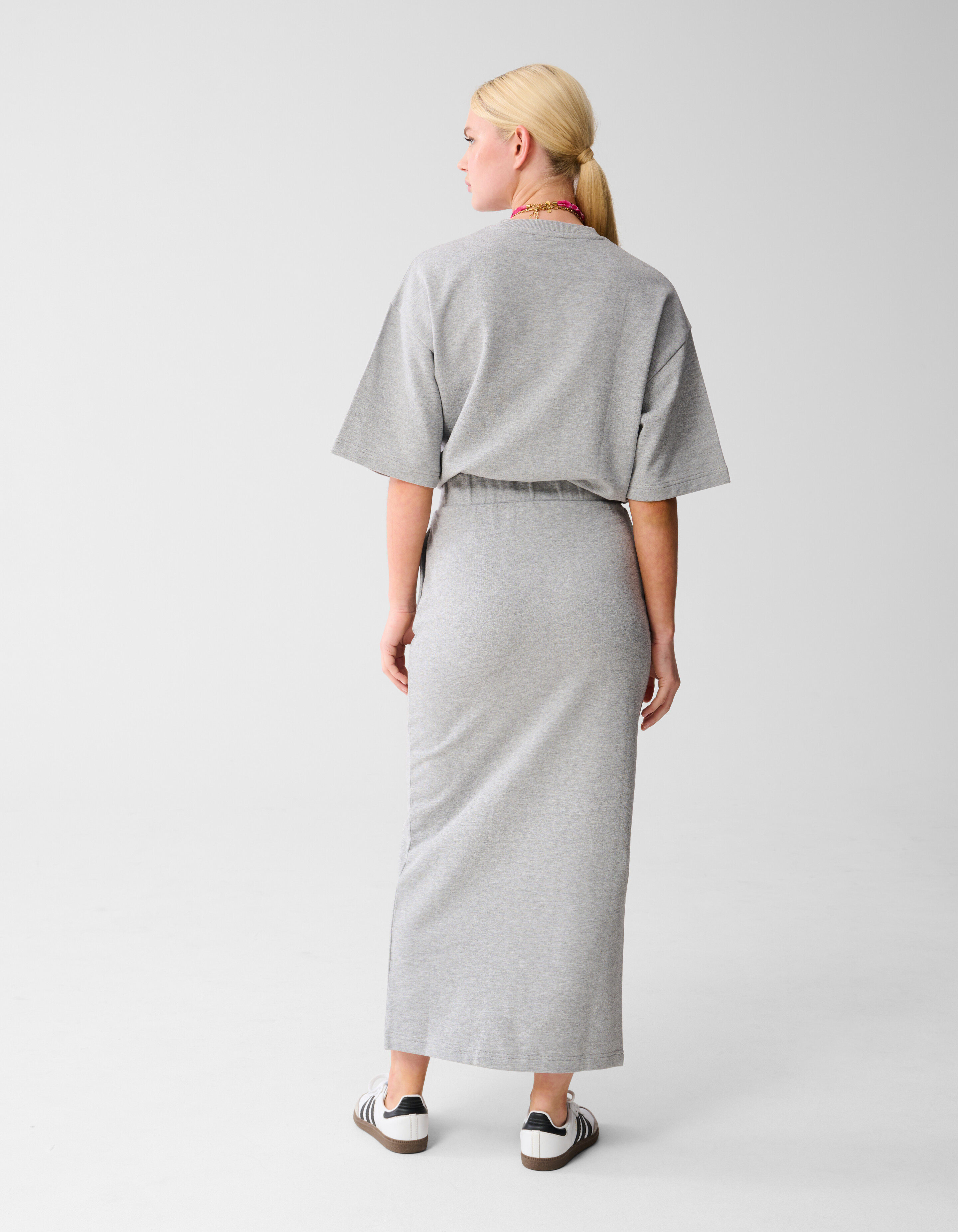 Maxi-Sweat-Rock Hellgrau SHOEBY WOMEN
