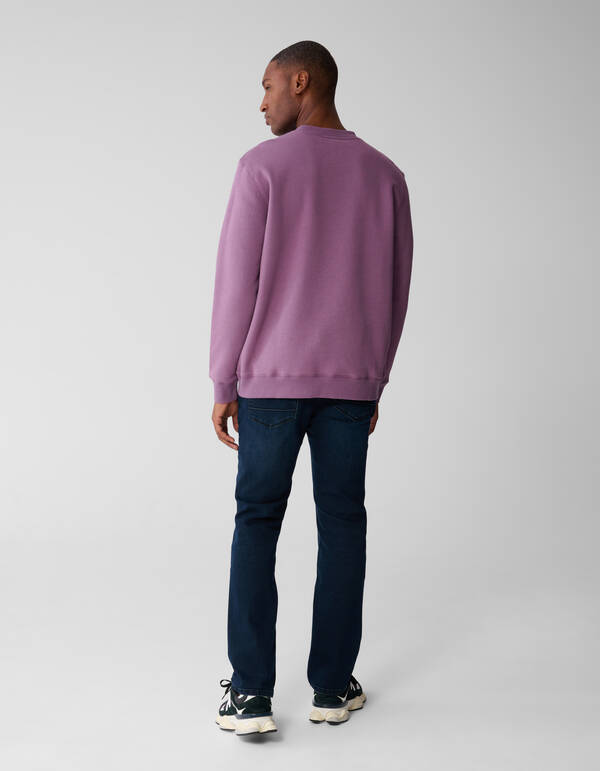 Badge Pullover Lila SHOEBY MEN