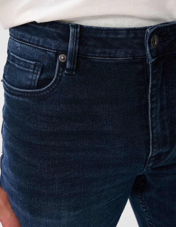 Straight Fit Jeans Blau/Schwarz L34 SHOEBY MEN