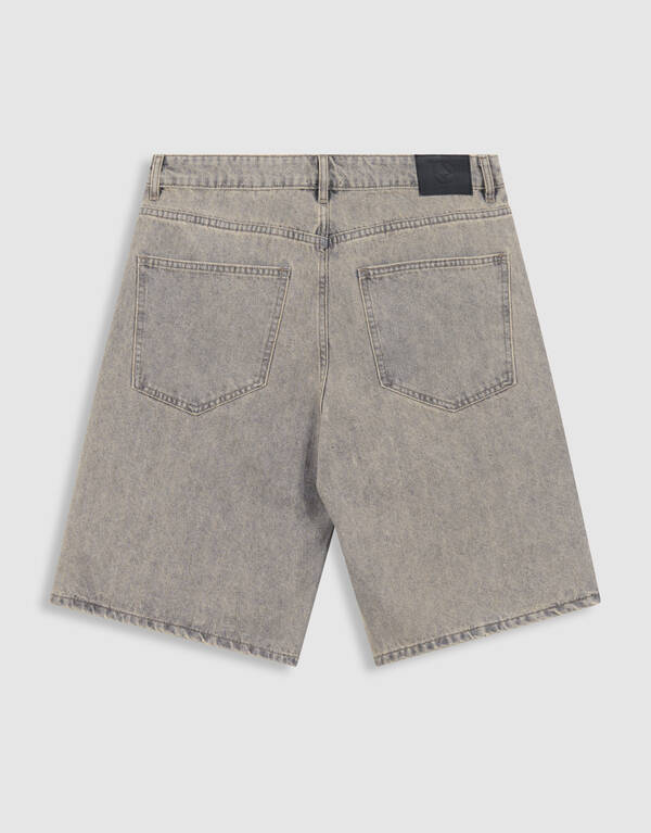 Relaxed Fit Jeansshort Hellgrau SHOEBY MEN