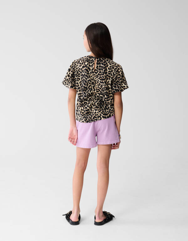 Leopard Puff Top Braun SHOEBY GIRLS