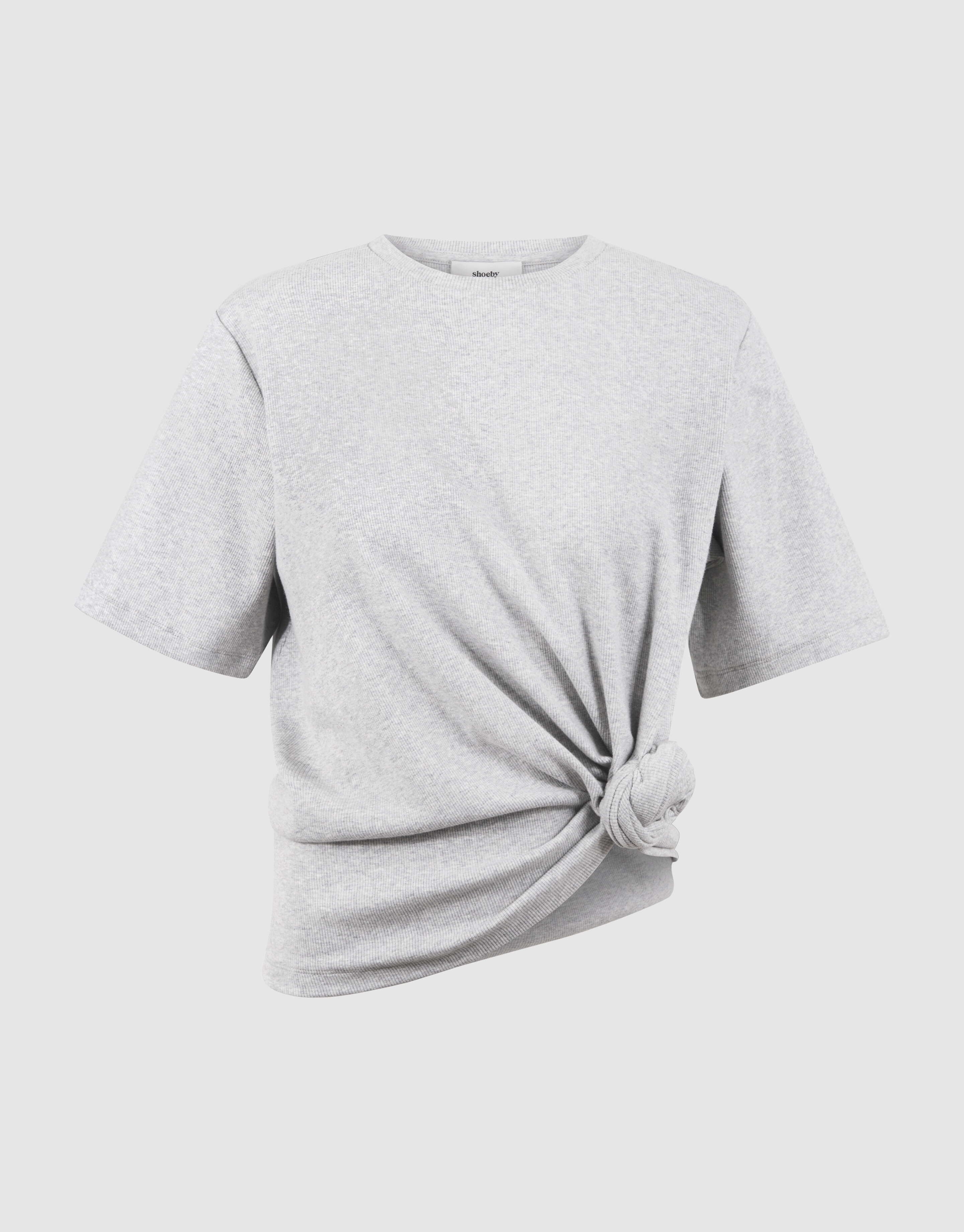 Knoten T-Shirt Hellgrau Von Mieke SHOEBY WOMEN