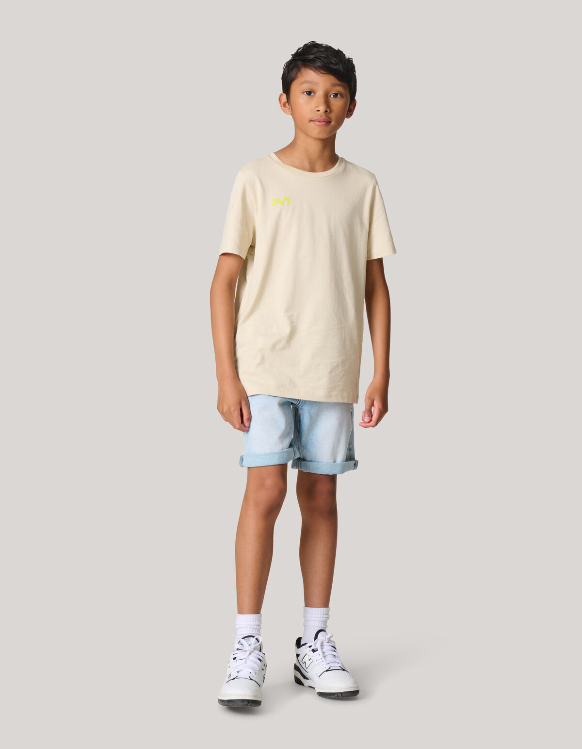 Artwork T-shirt Beige SHOEBY BOYS