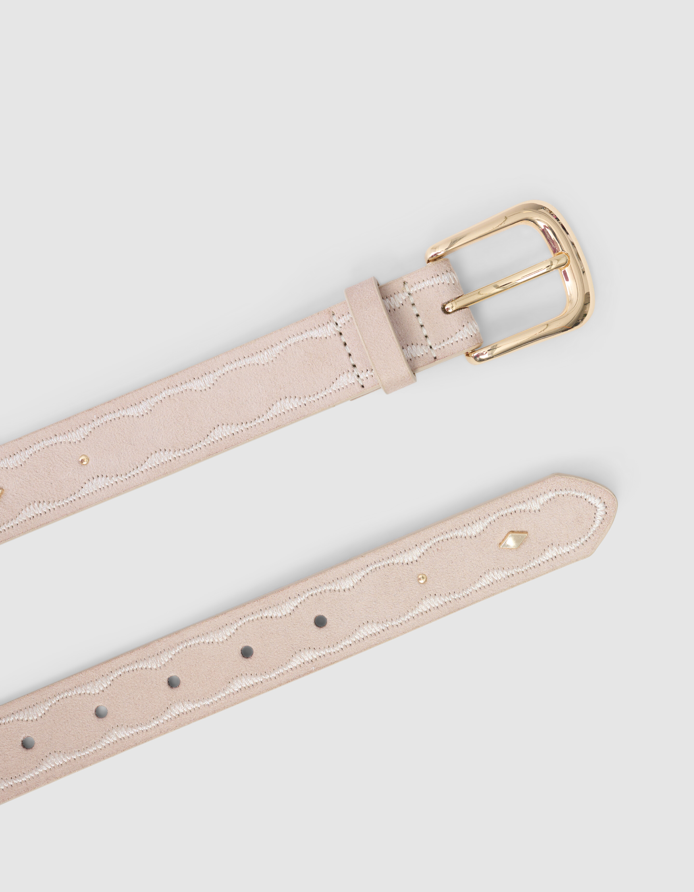 Nietengürtel Off White SHOEBY ACCESSOIRES