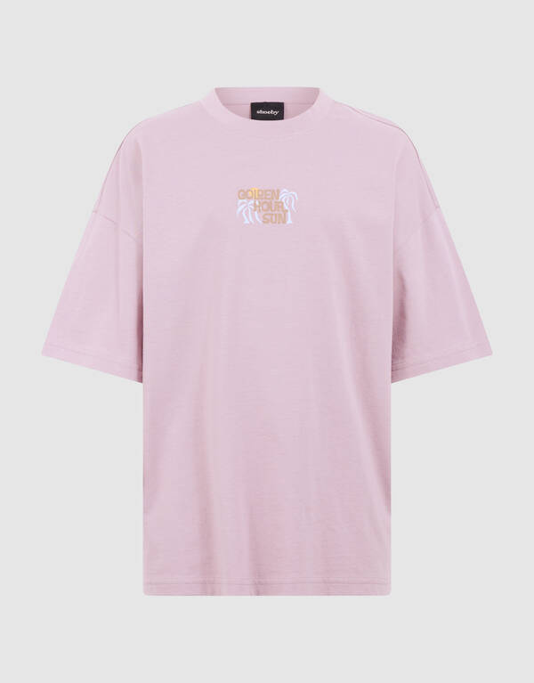 Golden Hour Artwork T-Shirt Hellviolett SHOEBY BOYS