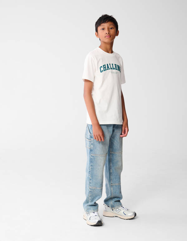 Challenge Artwork T-Shirt Wei&szlig; SHOEBY BOYS