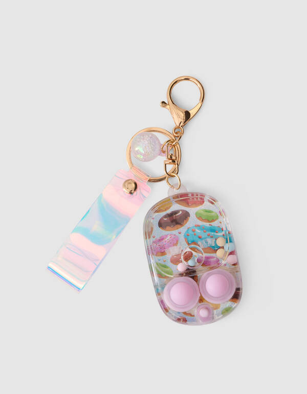 Donut-Spiel-Schl&uuml;sselanh&auml;nger, hellrosa SHOEBY ACCESSOIRES