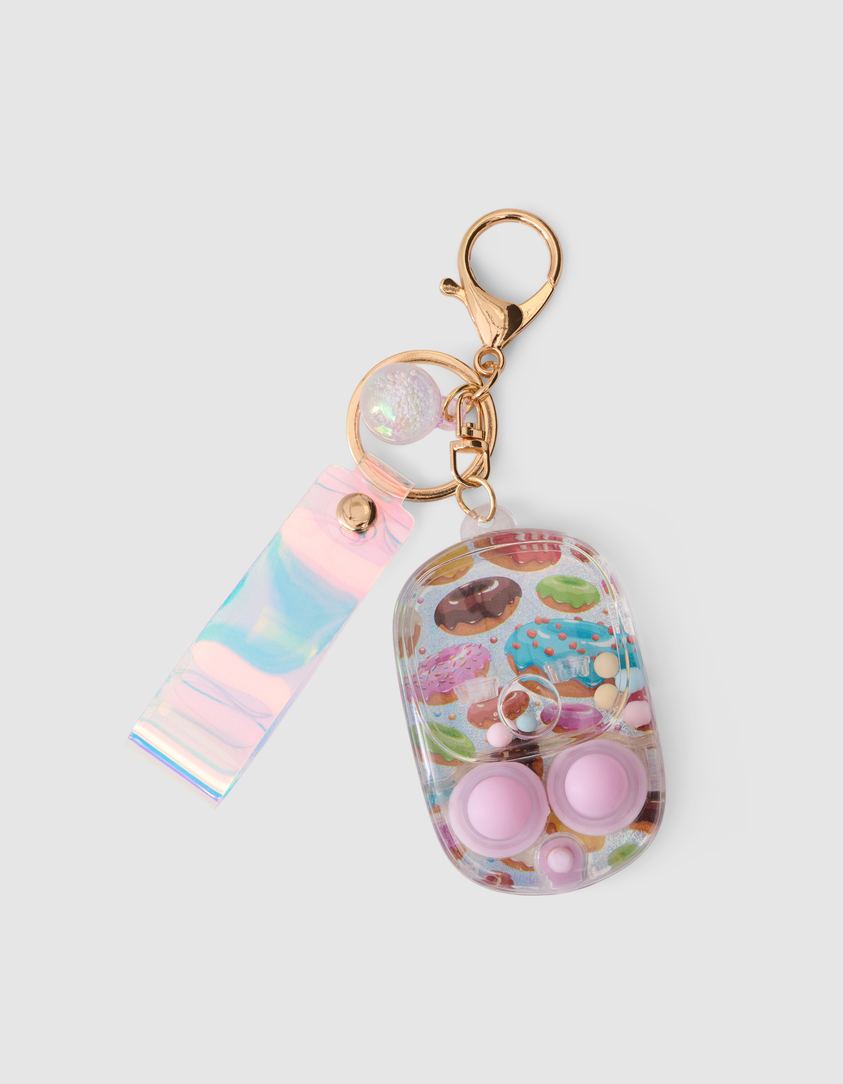 Donut-Spiel-Schl&uuml;sselanh&auml;nger, hellrosa SHOEBY ACCESSOIRES